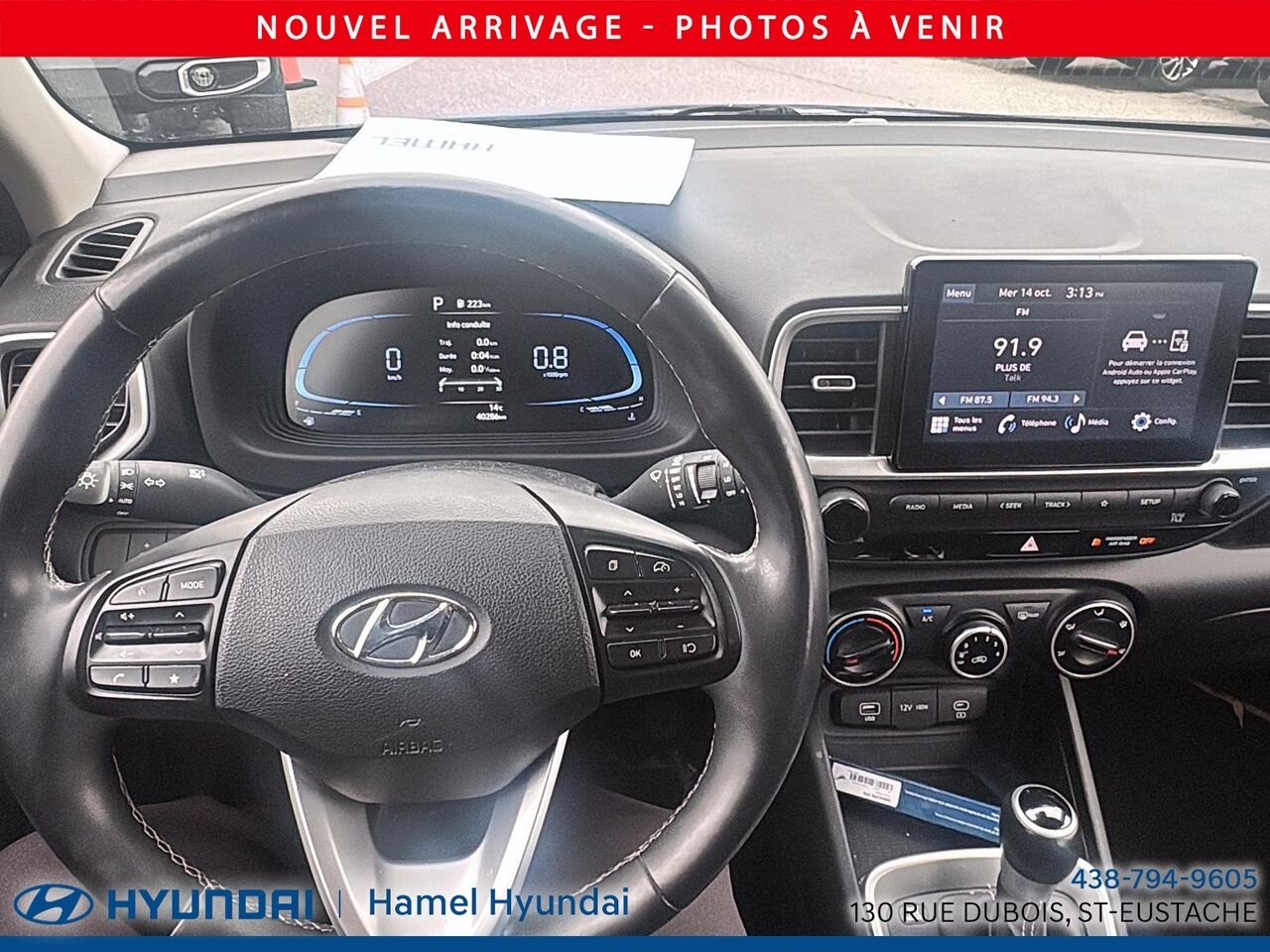 Hyundai Venue 2023 Bleu Saint-Eustache - photo #9