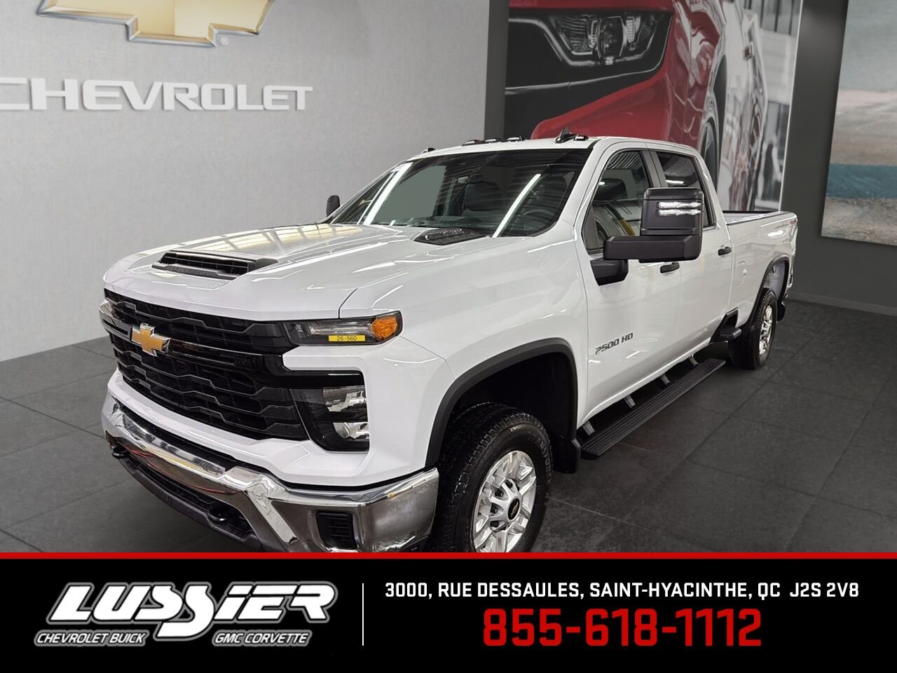 Chevrolet Silverado 2500HD WT cabine multiplace 4RM 172 po 2026 BLANC SOMMET Saint-Hyacinthe - photo #0