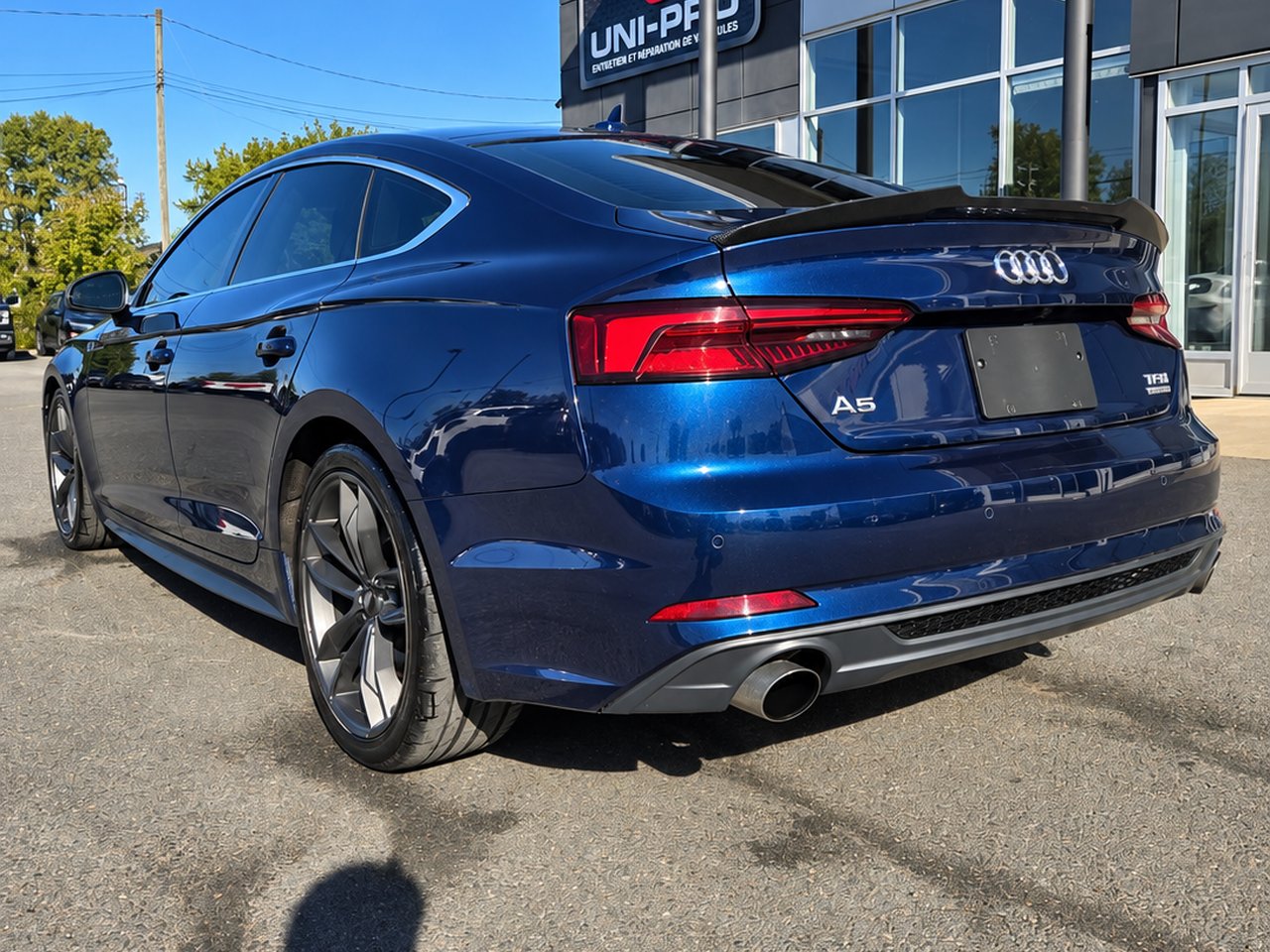 Audi A5 Sportback 2018 Bleu Granby - photo #4