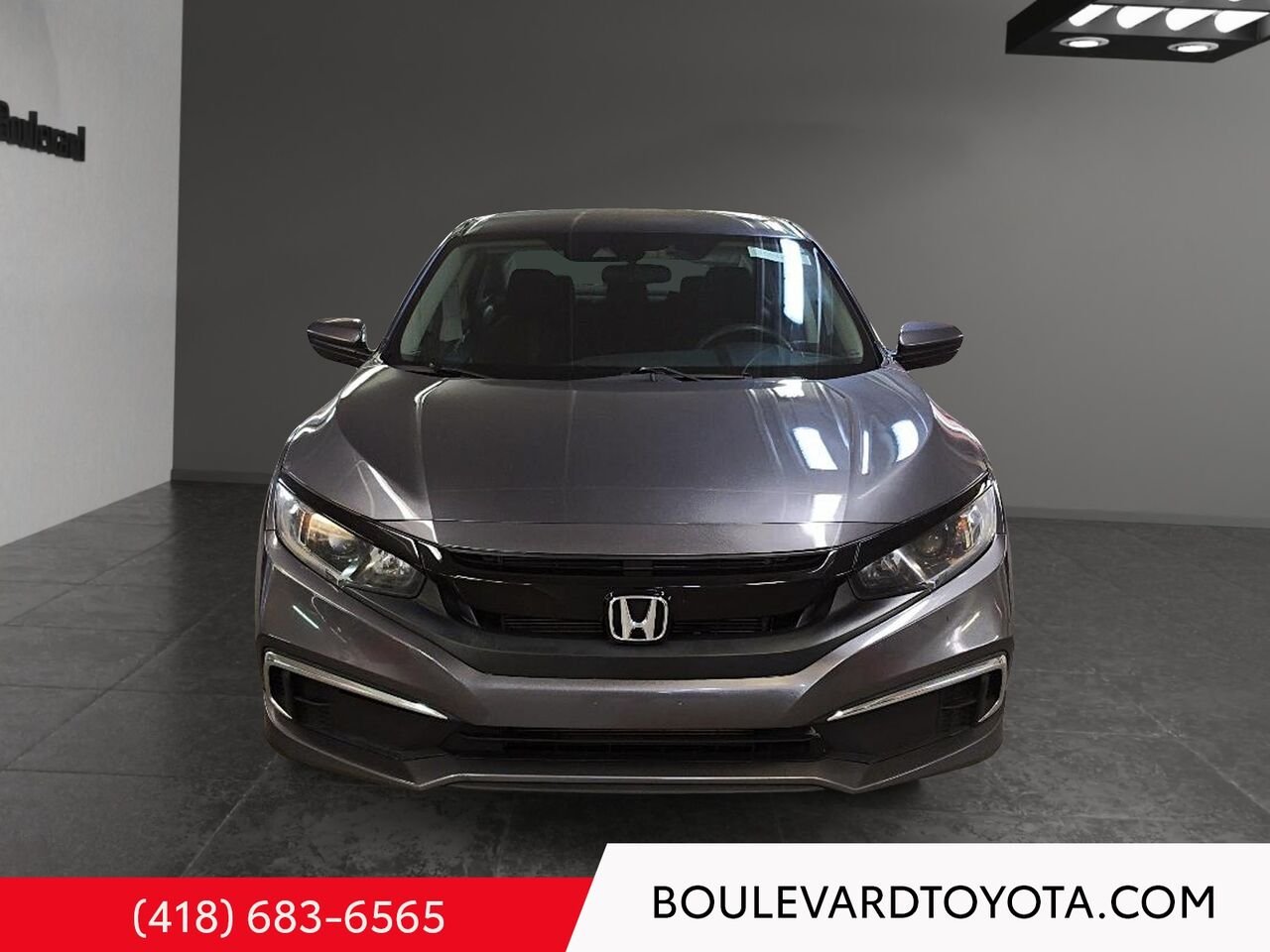 Honda Civic Berline 100323B-43 | LX, MANUELLE 2020 Gris Québec - photo #1