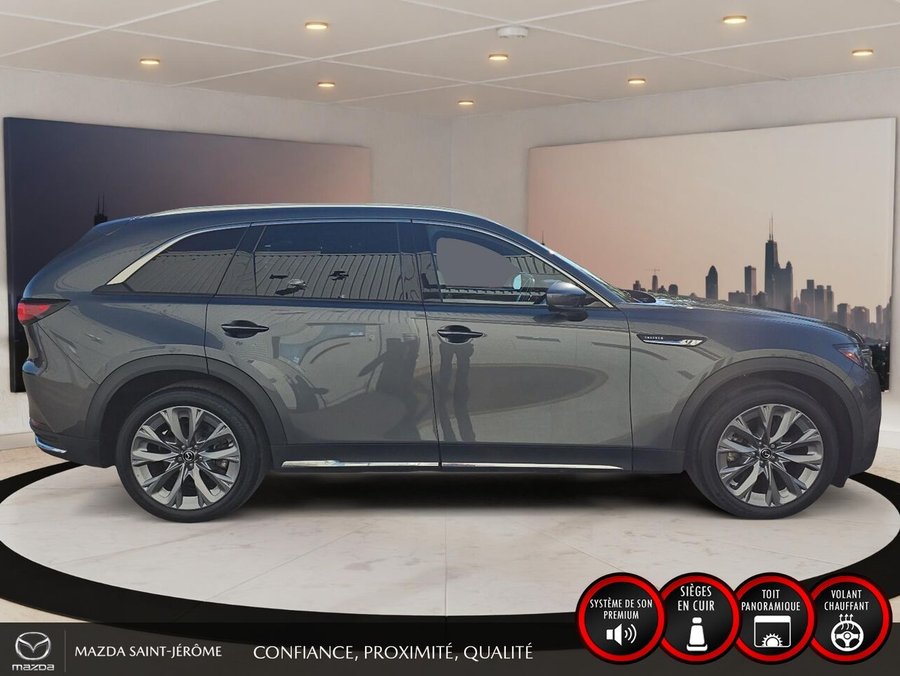 2024 Mazda CX-90 hybride léger GT-P | AWD | TOIT PANORAMIQUE | CUIR NAPPA | BOSE | MAGS Grey