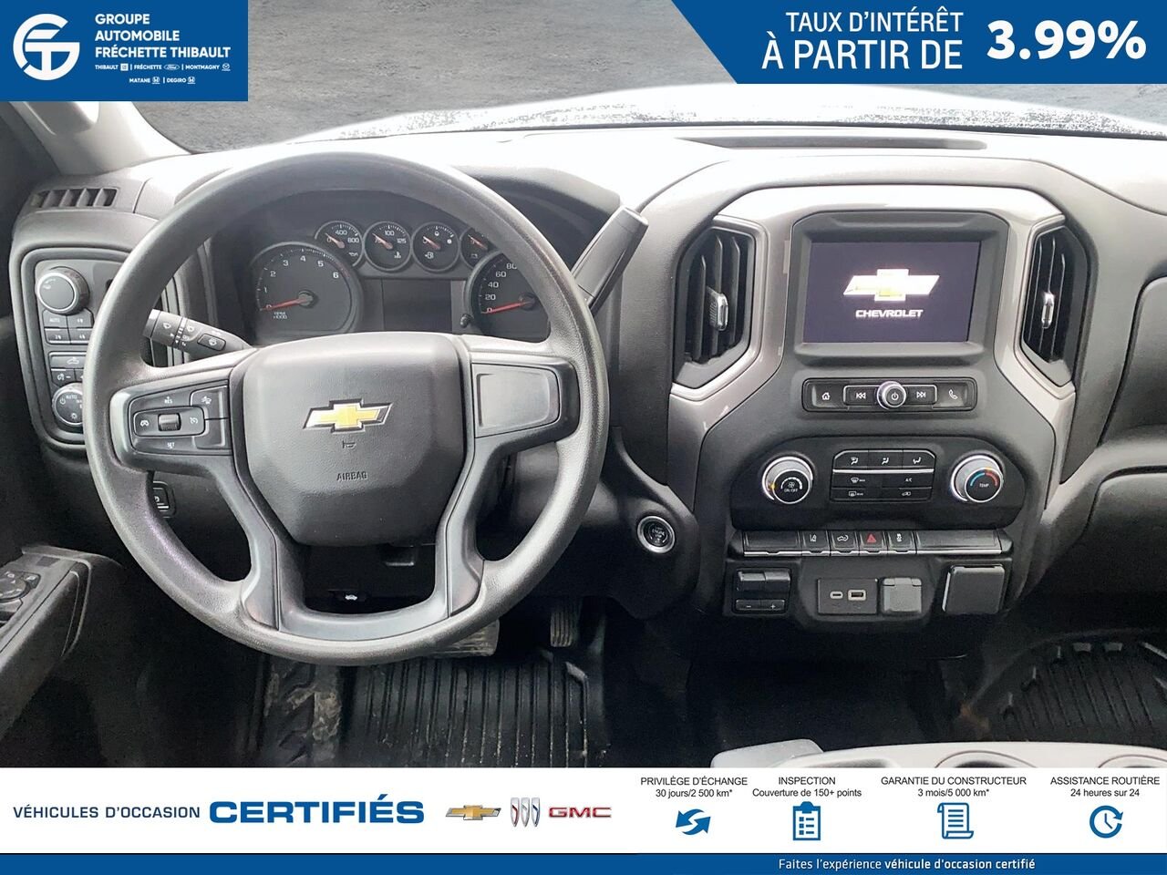 Chevrolet Silverado 2500HD WT cabine multiplace 4RM 172 po 2024 Blanc Montmagny - photo #8
