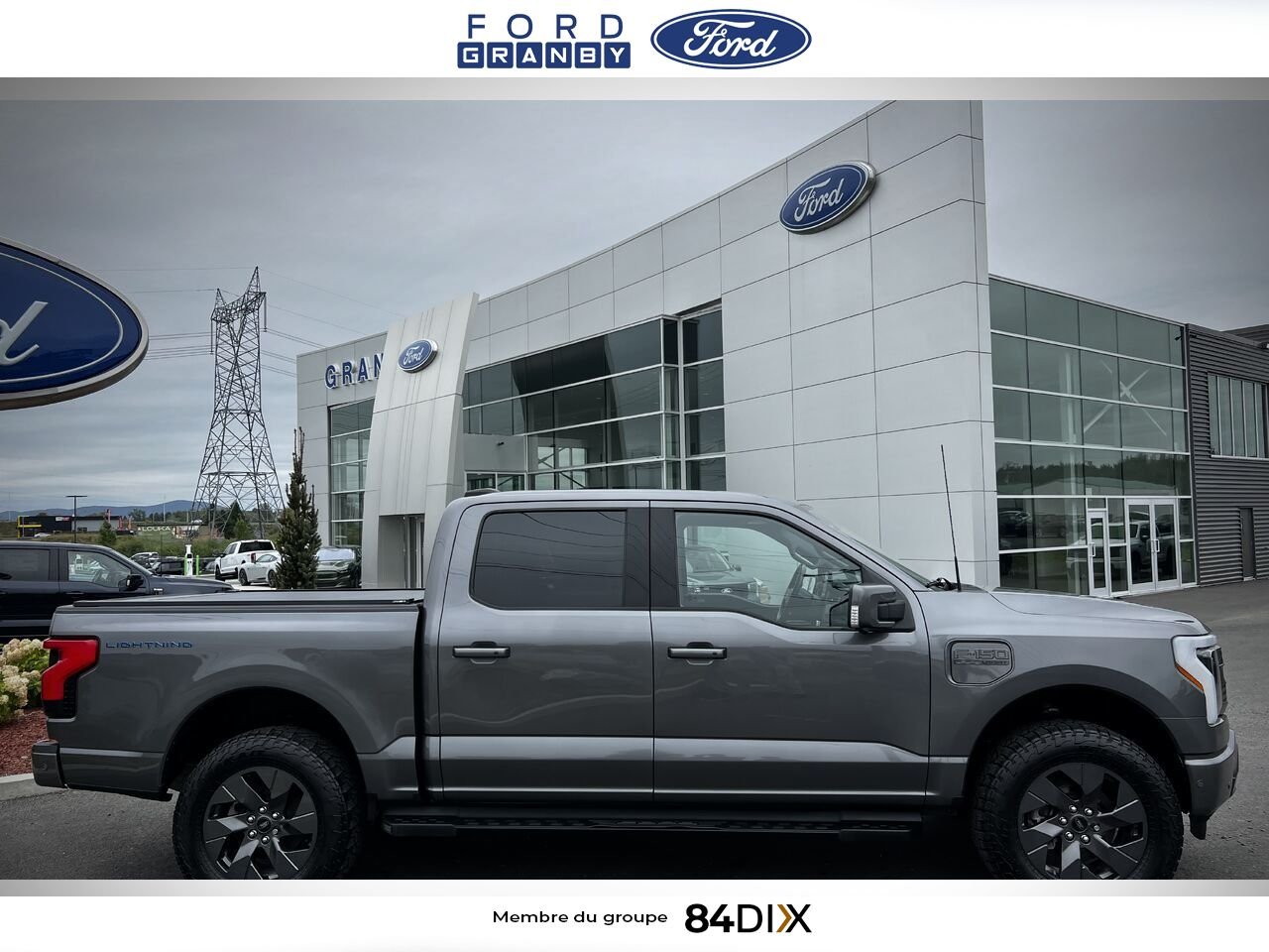 2022 Ford F-150 Lightning Grey Granby - photo #2