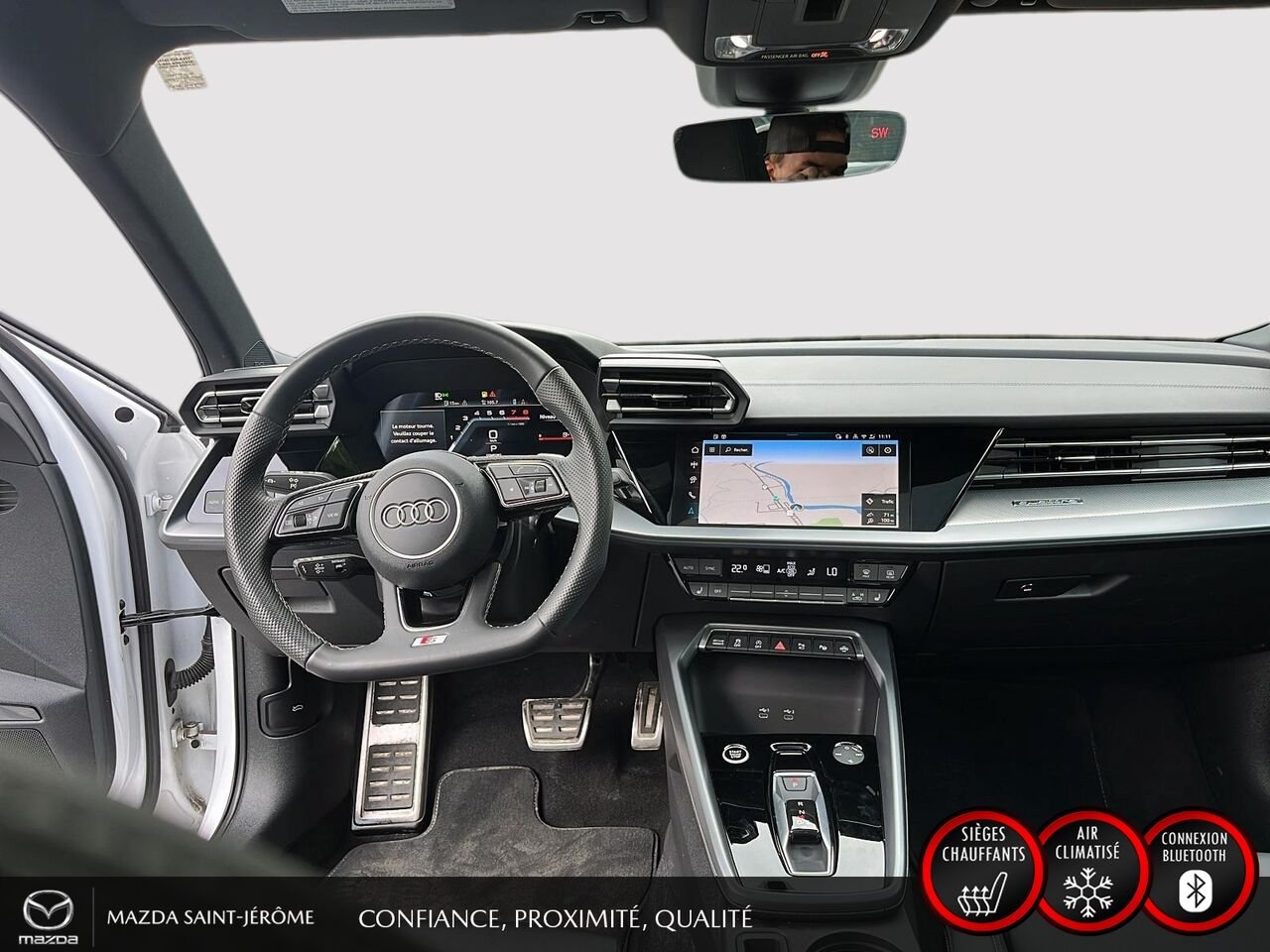 2025 Audi A3 berline White Ste-Agathe des Monts - photo #22