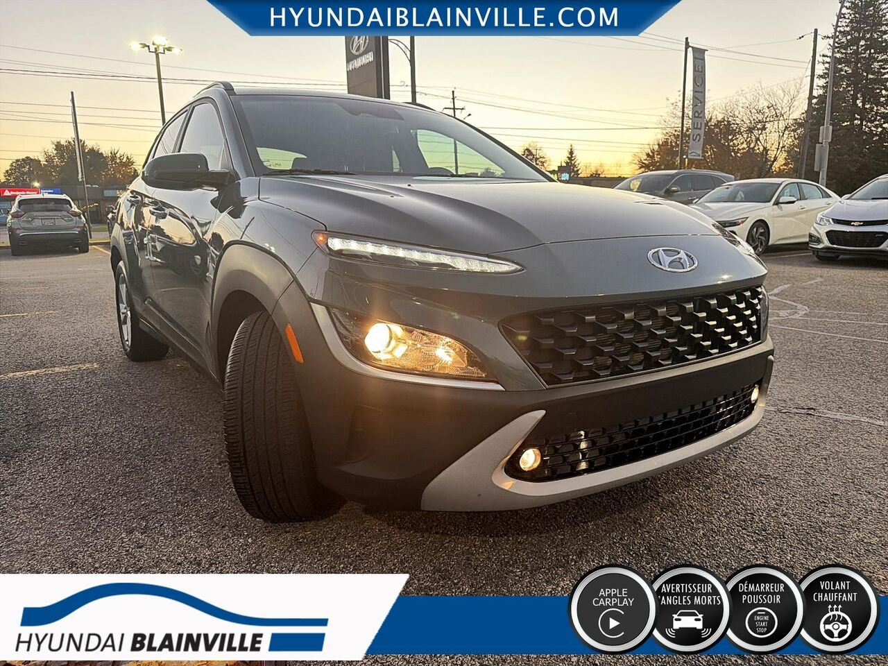 2022 Hyundai Kona Green Blainville - photo #2
