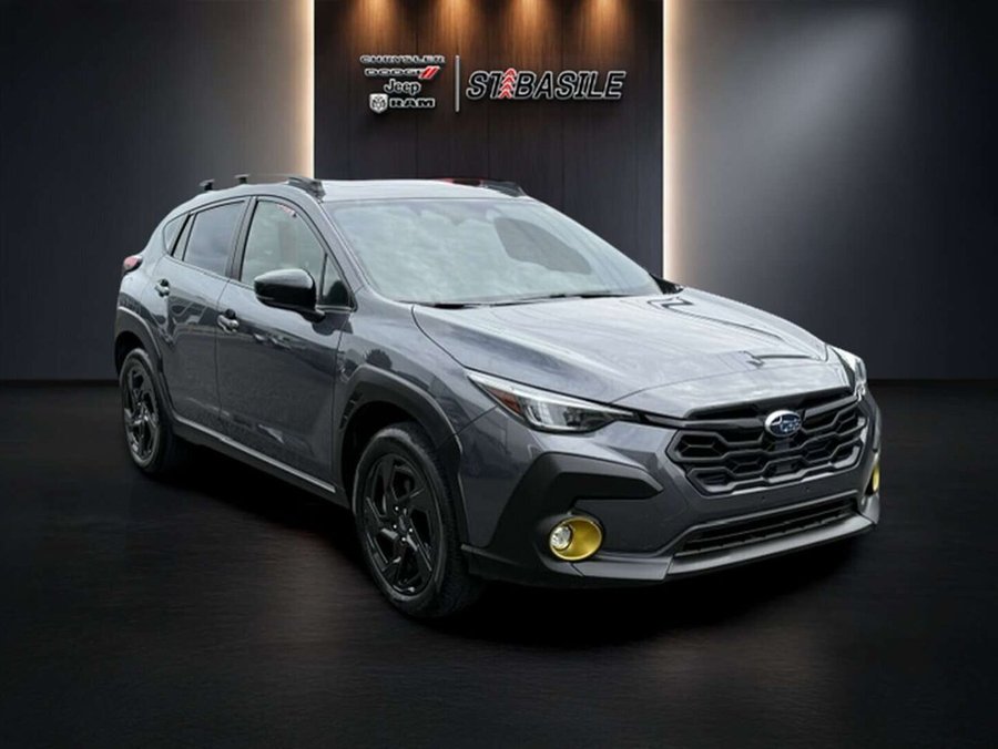 2024 Subaru Crosstrek ONYX, AWD, MAGS, TOIT OUVRANT, SIEGES ET VOLANT CH Grey