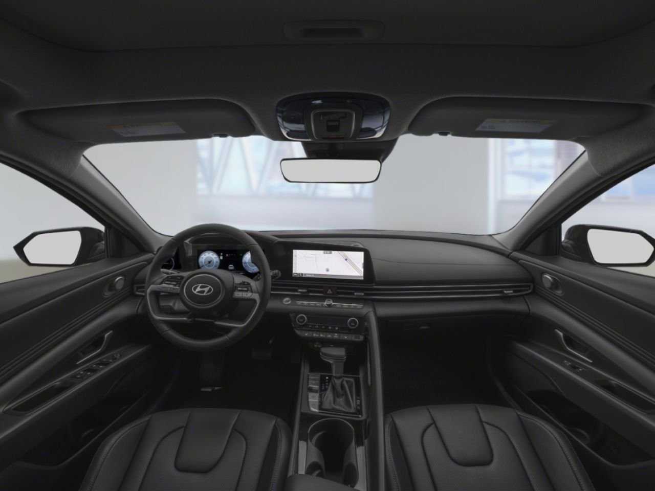 2026 HYUNDAI Elantra Luxury IVT avec intérieur deux tons Abyss Black Gatineau - photo #12