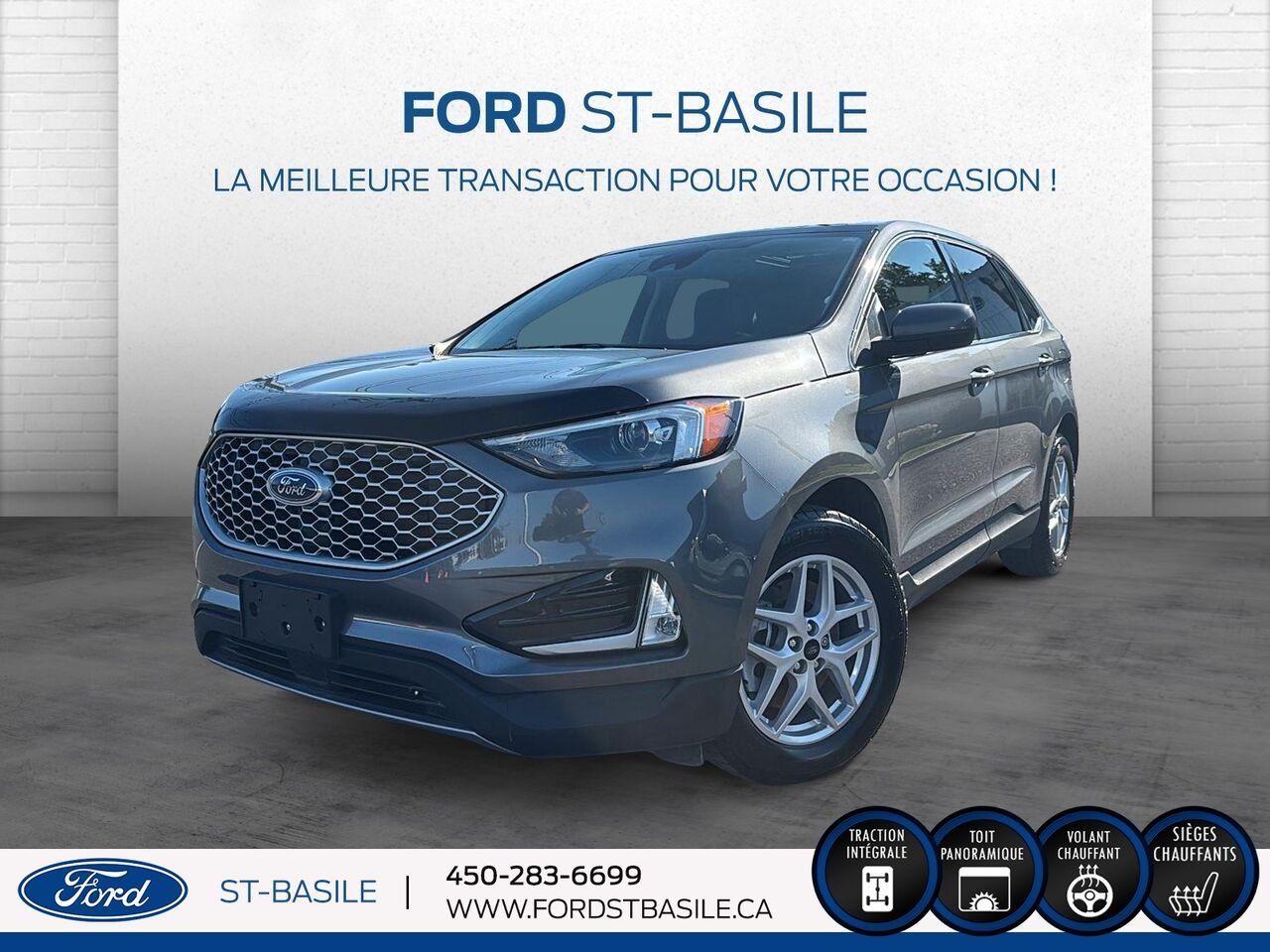 Ford EDGE 2024 Gris Saint-Basile-le-Grand - photo #0