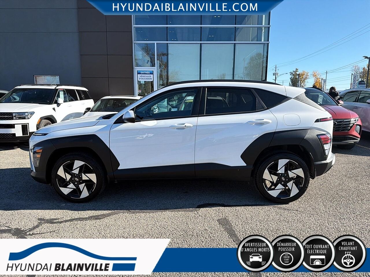 2025 Hyundai Kona White Blainville - photo #6