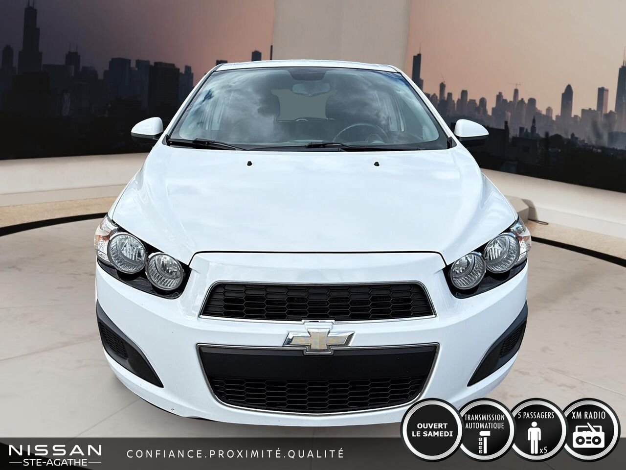 2012 Chevrolet Sonic White Ste-Agathe des Monts - photo #1