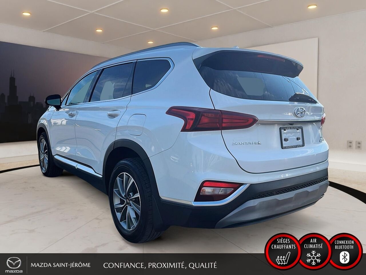 Hyundai Santa Fe 2019 Blanc Ste-Agathe des Monts - photo #9