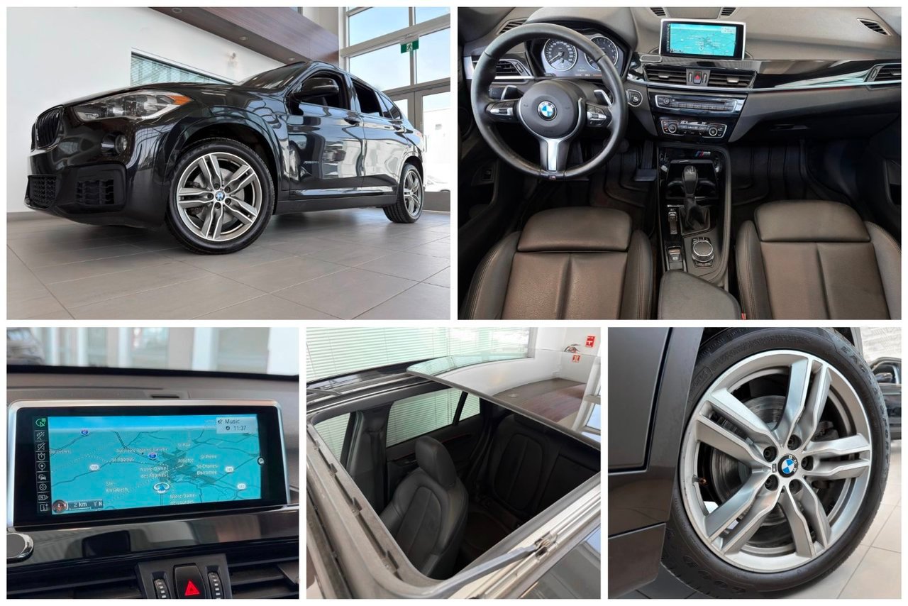 2017 BMW X1 Black Notre-Dame-des-Prairies - photo #18