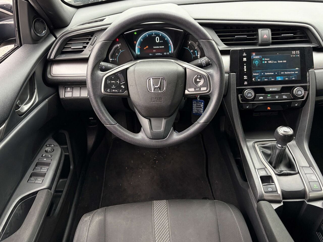 Honda Civic LX 2018 Noir Gatineau - photo #12