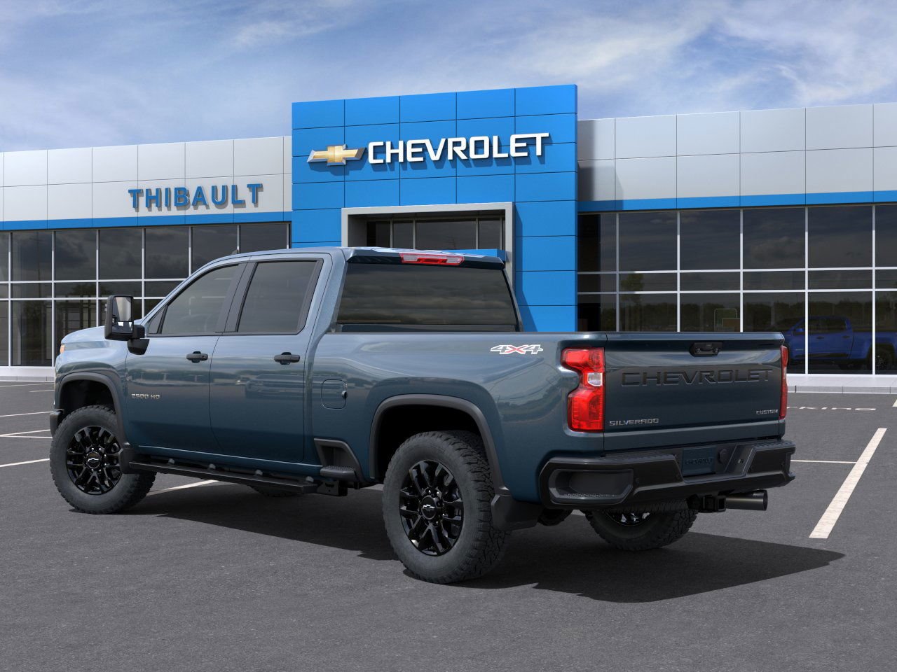 2025 Chevrolet Silverado 2500HD Personnalisée Lakeshore Blue Metallic Saint-Eustache - photo #2