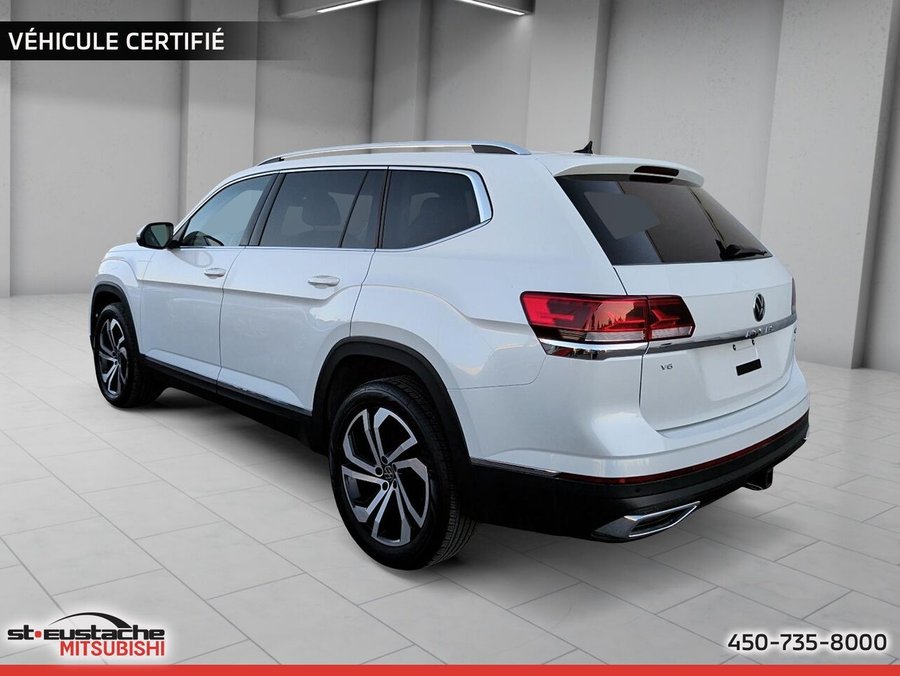 Volkswagen Atlas Highline 3.6 FSI 4MOTION-7 PASSAGERS-CUIR-TOIT PANORAMIQUE-SIÈGES CHAUFFANTS 2023 Blanc