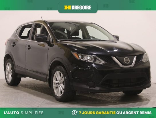 2019 Nissan Qashqai S AWD AUTO AC GR ELECT MAGS CAM RECUL BLEUTOOTH Black