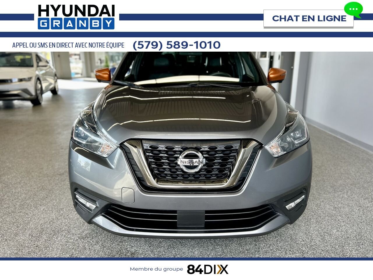 Nissan Kicks 2020 Gris Granby - photo #2