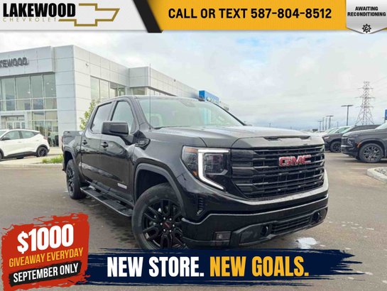 2024 GMC Sierra 1500 Elevation Black 3.0L Duramax | Heated Bucket Seats Black