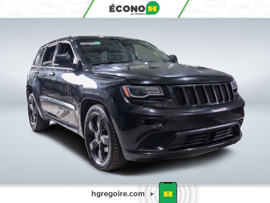 2016 Jeep Grand Cherokee Overland AWD CUIR TOIT BLUETOOTH CAMÉRA MAGS Black