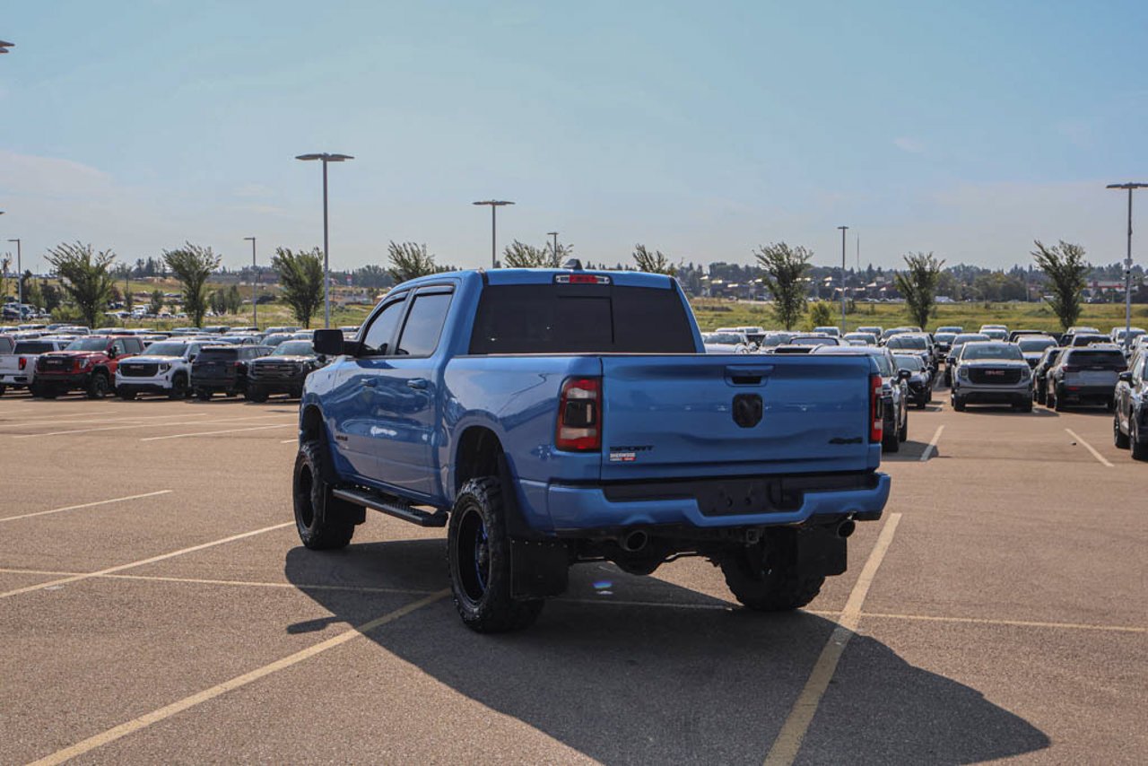 2021 Ram 1500 Sport 4x4 Crew Cab 5'7 Box Blue Sherwood Park - photo #5