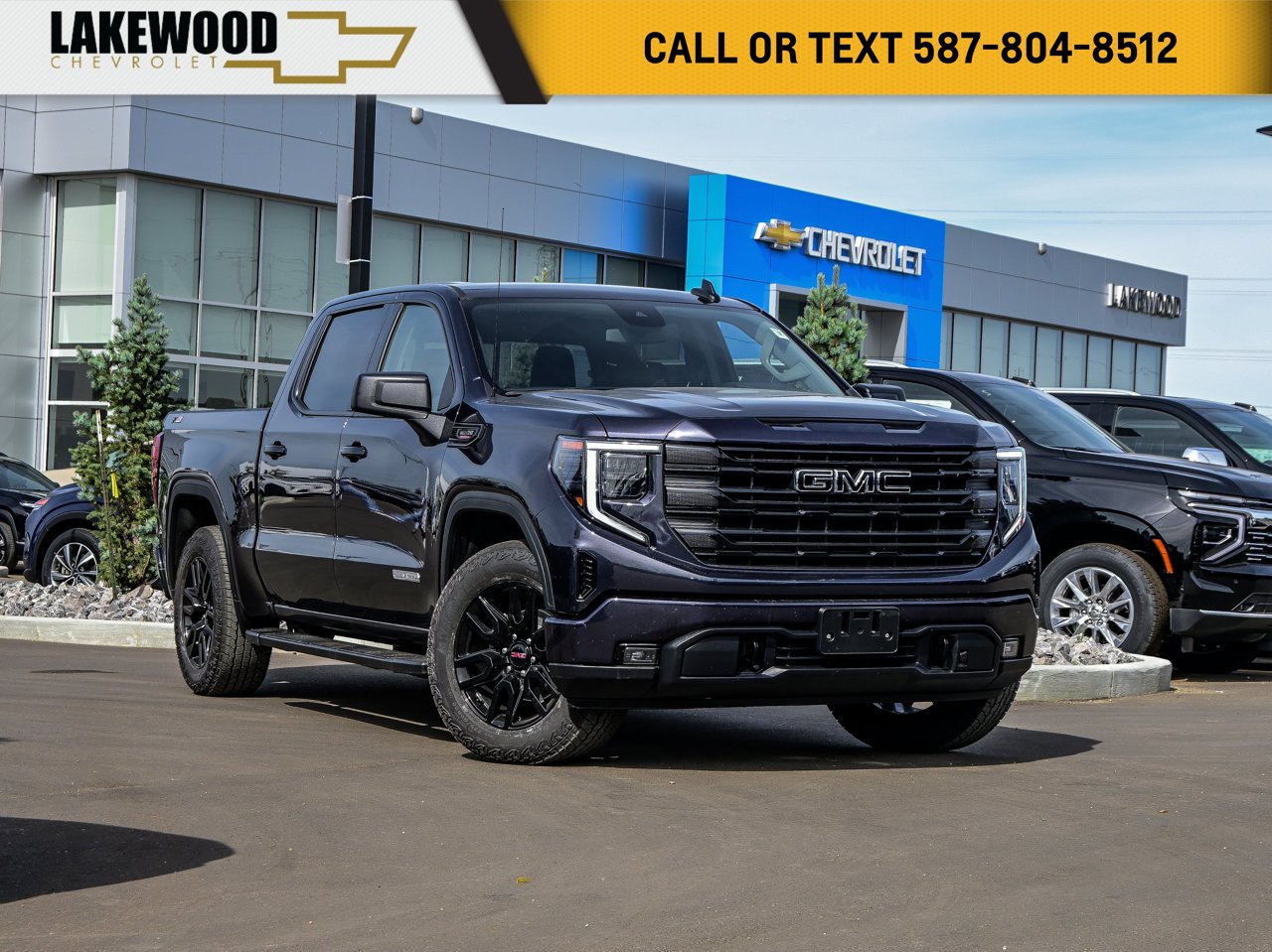 2024 GMC Sierra 1500 4WD Crew Cab 147 Elevation Black Sherwood Park - photo #0