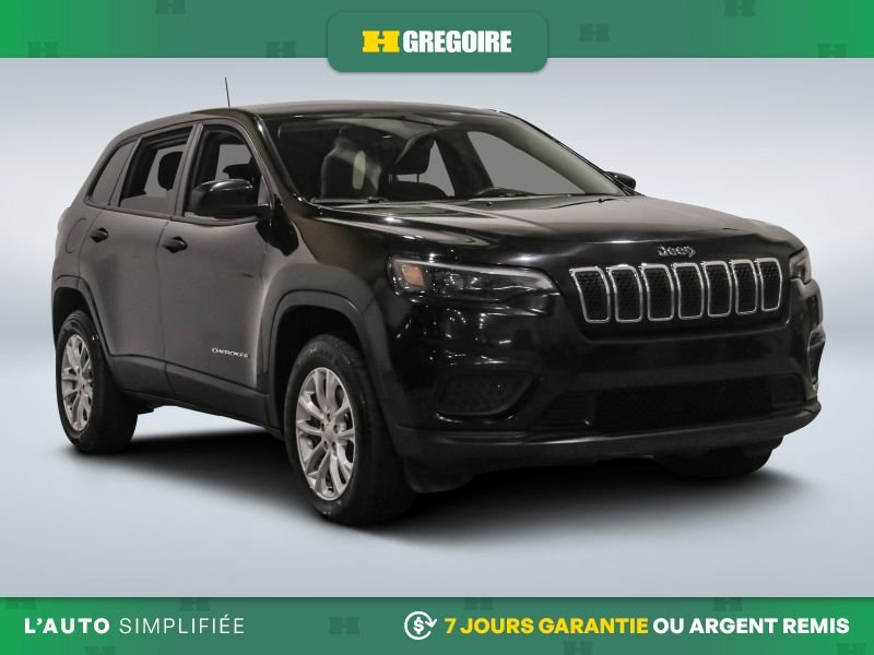 Jeep Cherokee 728284 | SPORT AWD AUTO A/C MAGS CAM RECUL BLUETOOTH 2022 Noir Laval - photo #0