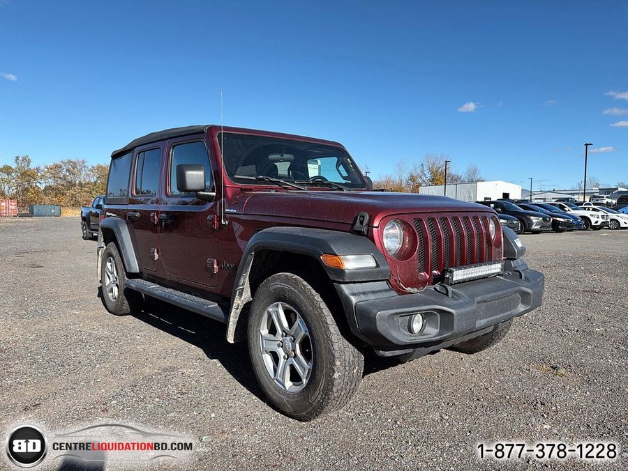 Jeep Wrangler Unlimited Sport S 4x4 2022 Rouge