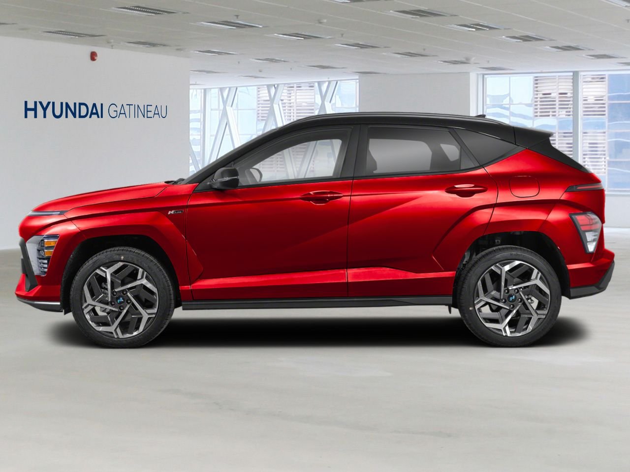 2026 Hyundai Kona Ultimate Red w/Abyss Black Roof Gatineau - photo #1