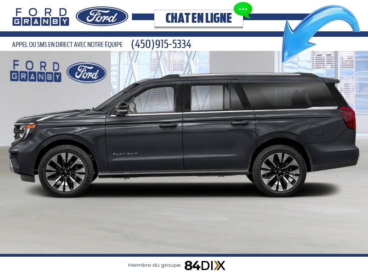 2025 Ford Expedition Agate Black Metallic Granby - photo #1