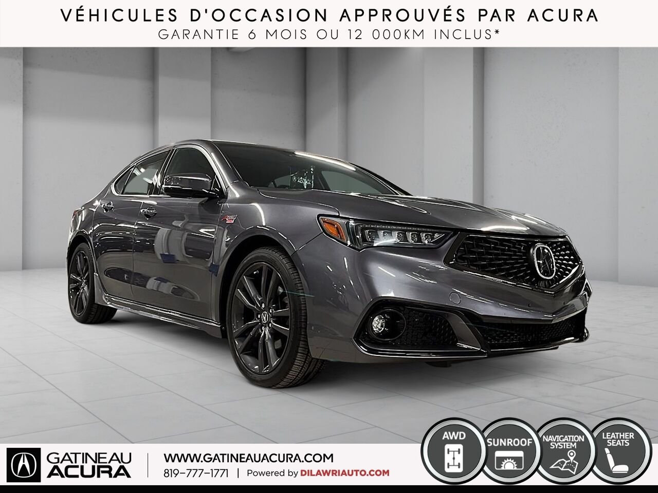 2020 Acura TLX A-Spec Tech SH-AWD Grey Gatineau - photo #13