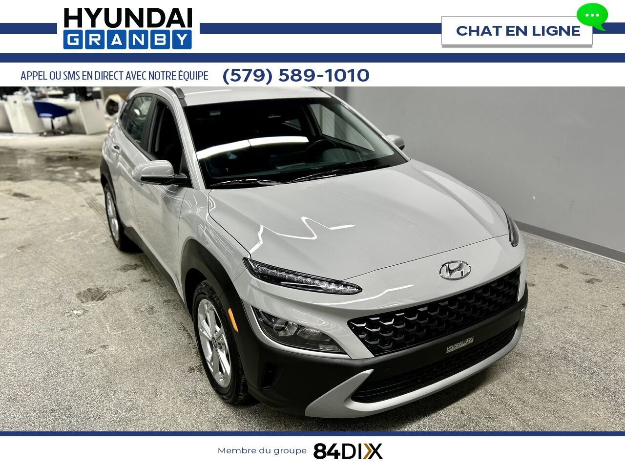 2023 Hyundai Kona Grey Granby - photo #1