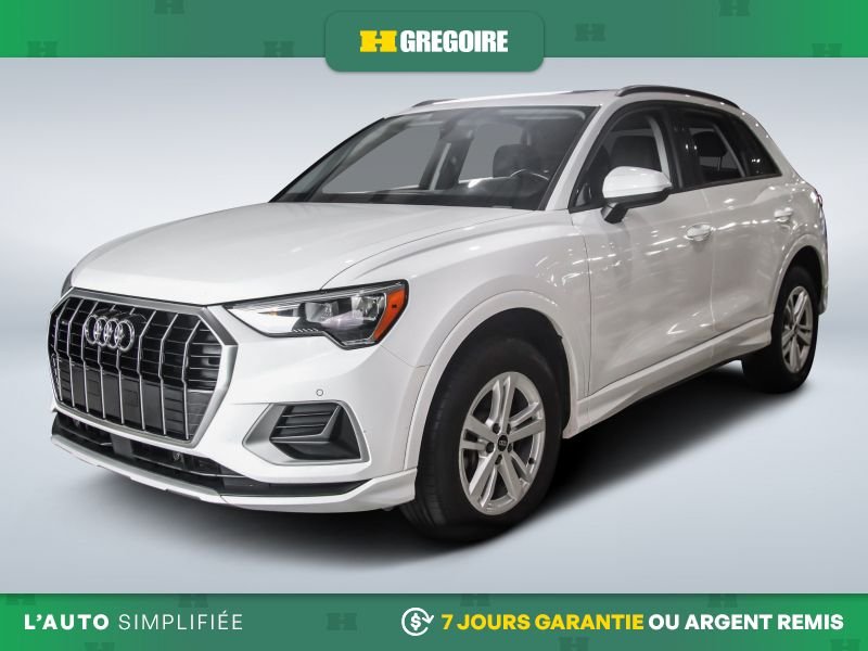 Audi Q3 Komfort AWD AUTO A/C MAGS CUIR TOIT CAM RECUL BLUE 2021 Blanc