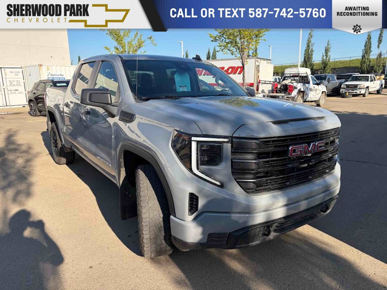2024 GMC Sierra 1500 4WD Crew Cab 147 Pro Grey Sherwood Park - photo #0
