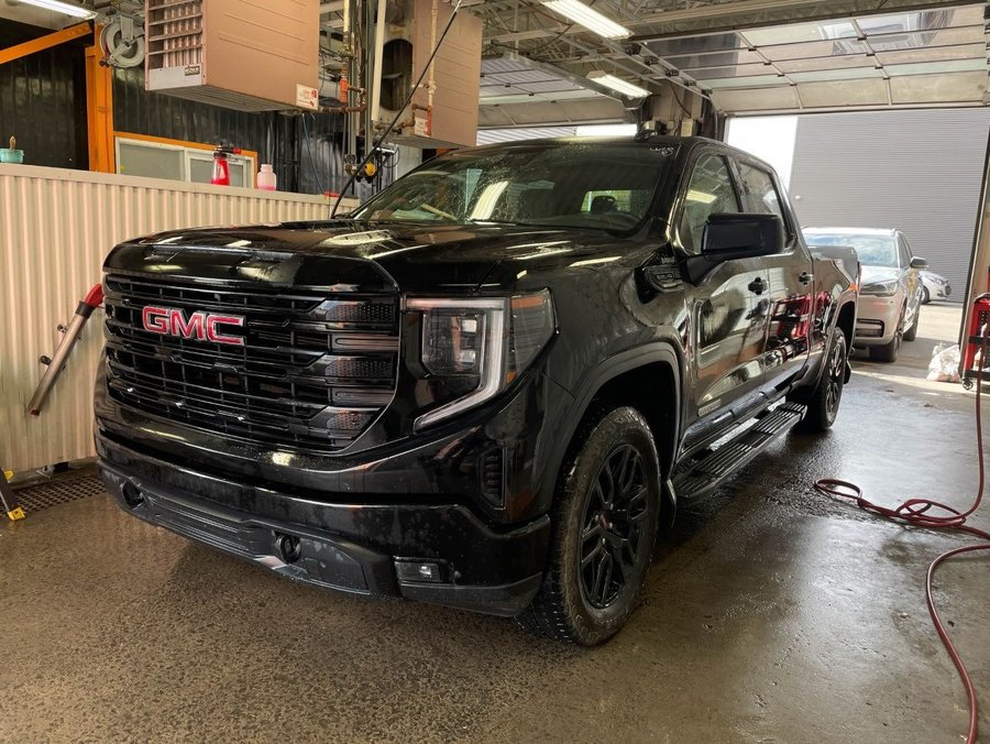GMC Sierra 1500 ELEVATION CREW 4X4 V8 *NAV* SIÈGES CHAUFF BEDLINER 2024 Noir