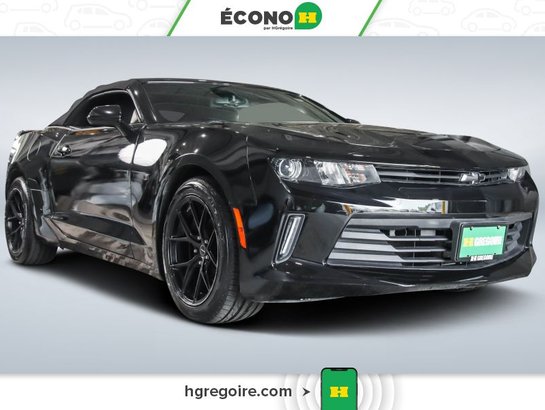 2017 Chevrolet Camaro 1LT CONVERTIBLE BLUETOOTH CAMÉRA MAGS Black
