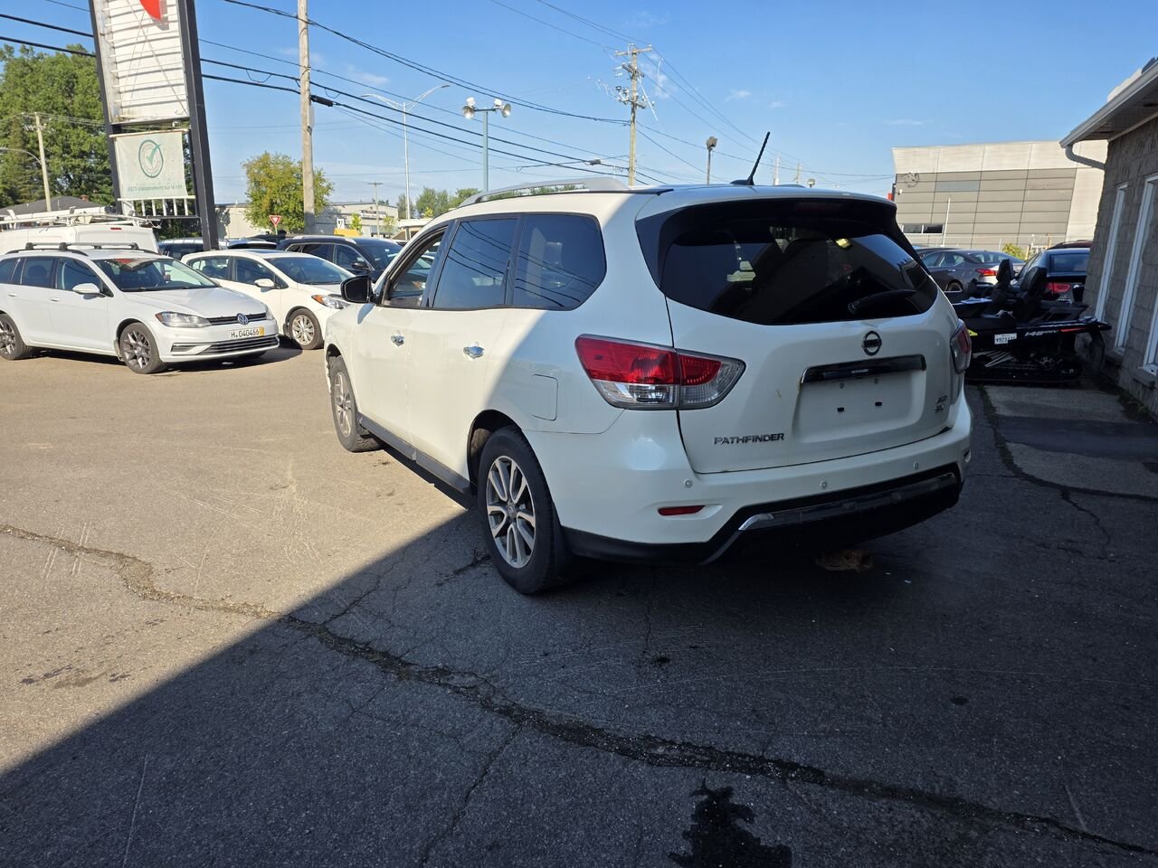 Nissan Pathfinder 2016 Blanc Longueuil, - photo #3