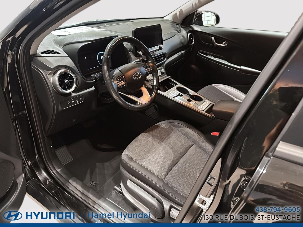 Hyundai Kona électrique 2023 Noir Saint-Eustache - photo #7