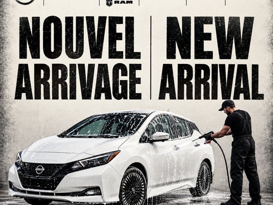 2023 Nissan Leaf SL PLUS, CUIR, SIEGES ET VOLANT CHAUFFANTS, SYSTEME BOSE White
