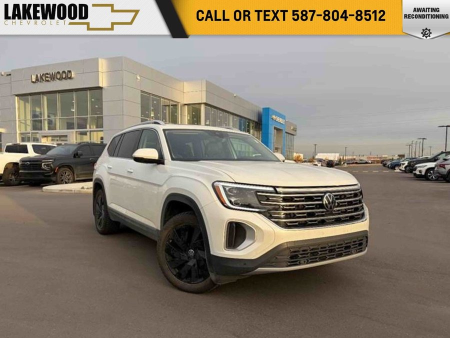 2024 Volkswagen Atlas Highline 4Motion 2.0L 7 Passenger | Panoramic Sunroof White