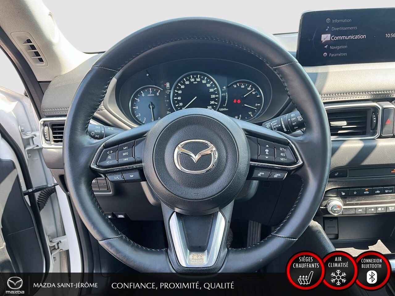 Mazda CX-5 GS LUXURY | TOIT OUVRANT | AWD | CUIR | 2023 Blanc Saint-Jérôme - photo #13