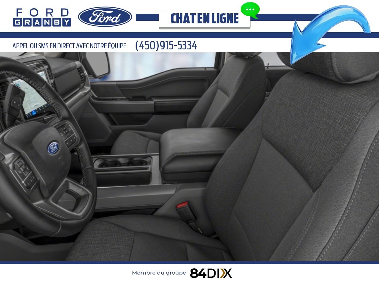 Ford F-150 2025 Blanc Oxford Granby - photo #9