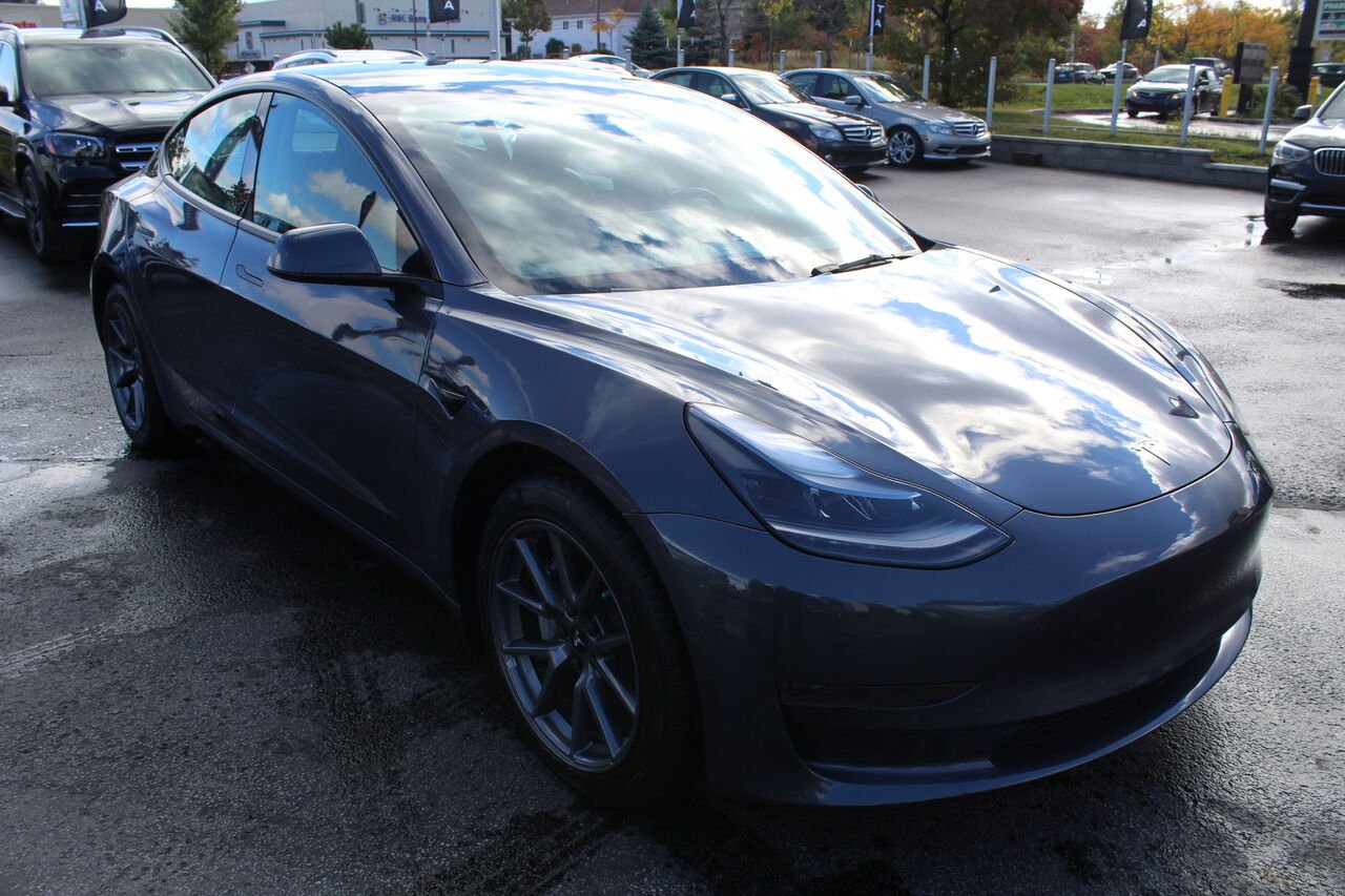 Tesla Model 3 VIN: 5YJ3E1EA9NF352606 2022 Gris Sainte-Rose - photo #4