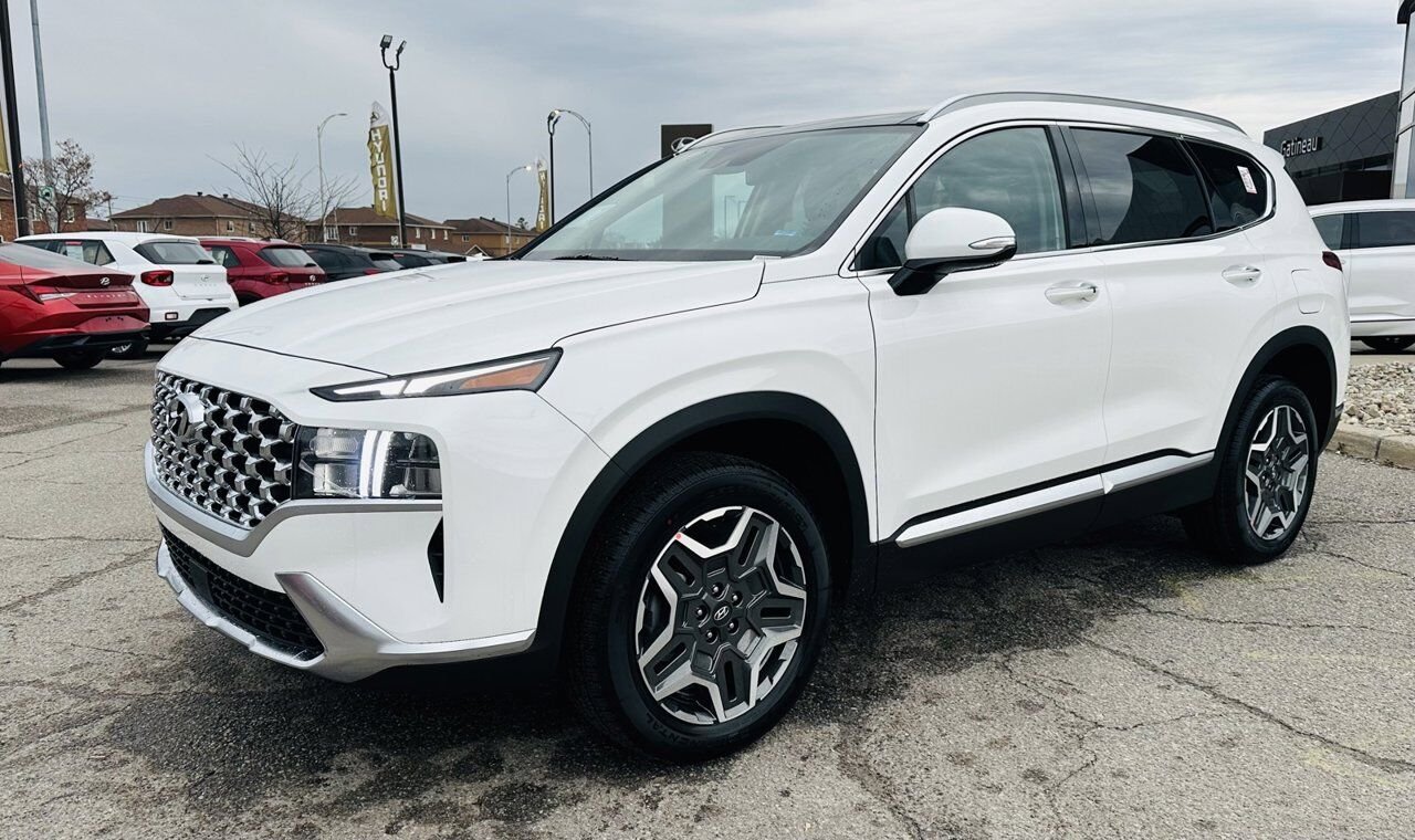 HYUNDAI Santa Fe 2023 Blanc à thématique Serenity Gatineau - photo #0