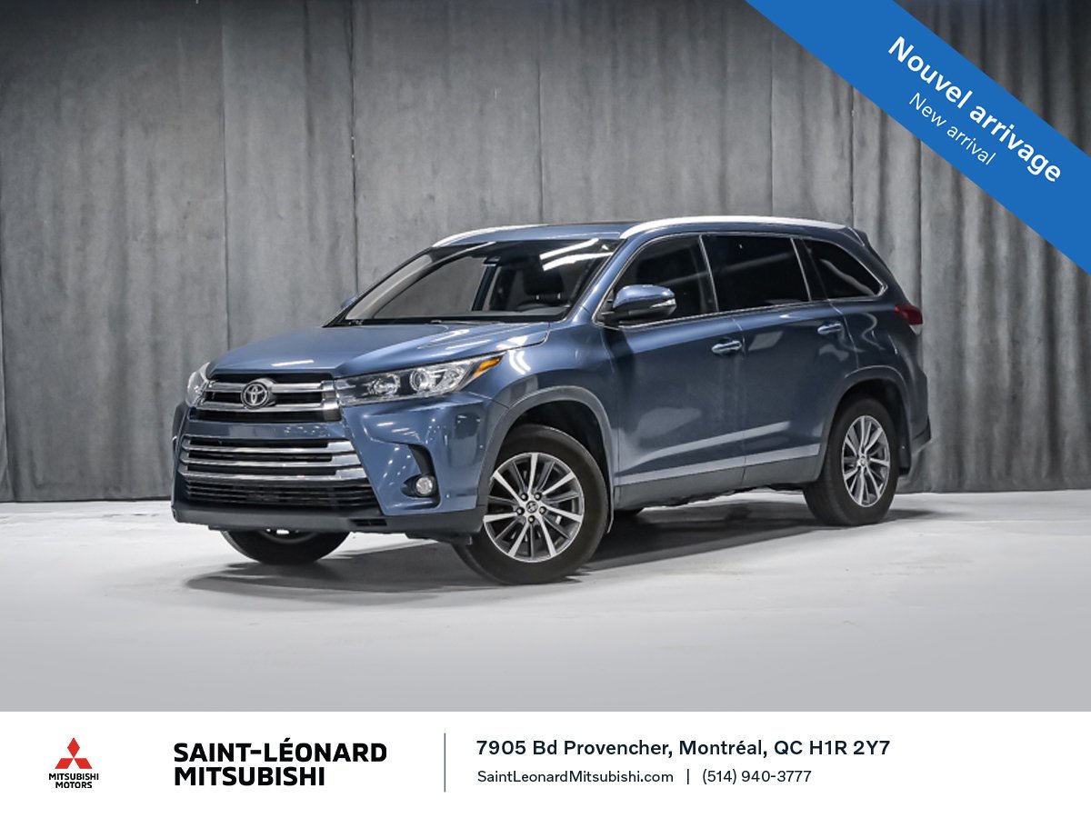 Toyota Highlander XLE 2019 Bleu Montréal - photo #0
