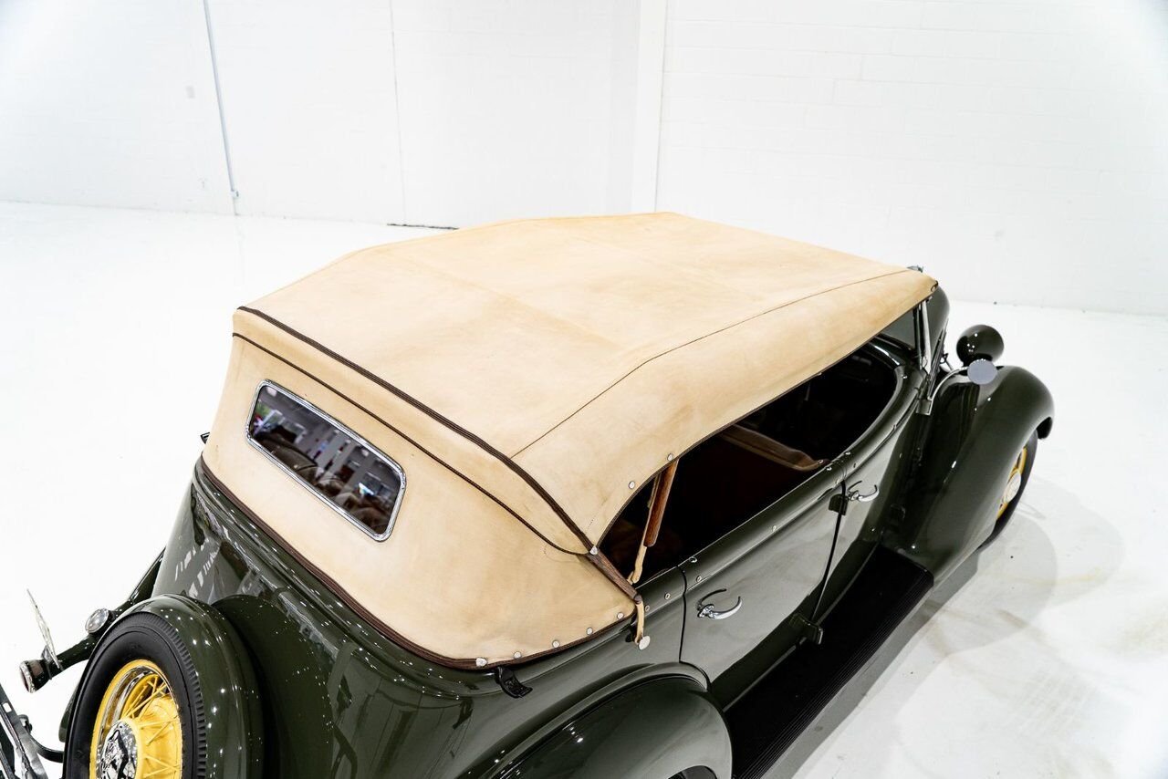 Ford Model 48 Phaeton PRIX EN USD | Beautifully presented in original condition 1936 Vert Montréal - photo #62