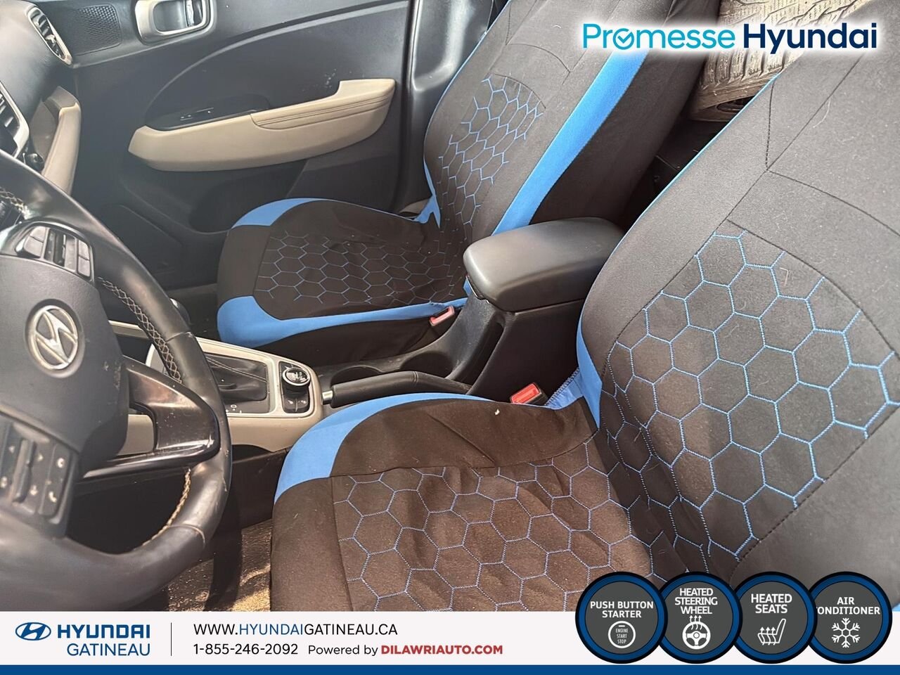 Hyundai Venue 2022 Bleu Gatineau - photo #6