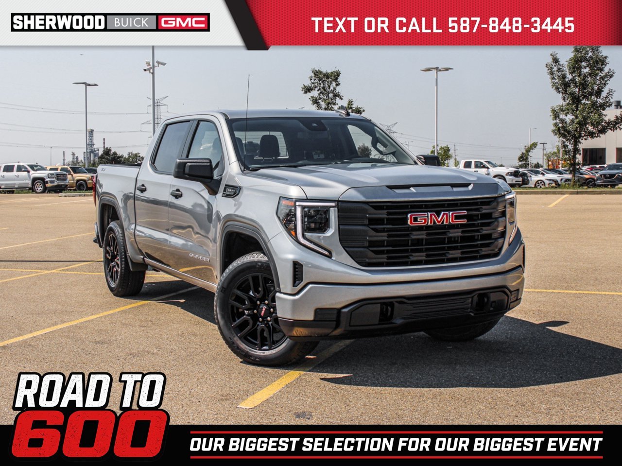 2024 GMC Sierra 1500 4WD Crew Cab 147 Pro Grey Sherwood Park - photo #0