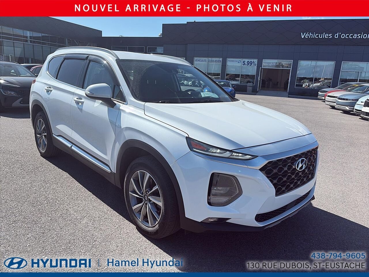 Hyundai Santa Fe 2020 Blanc Saint-Eustache - photo #1