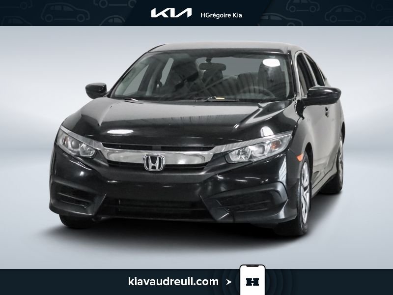 2016 Honda Civic Black Saint-Eustache - photo #2