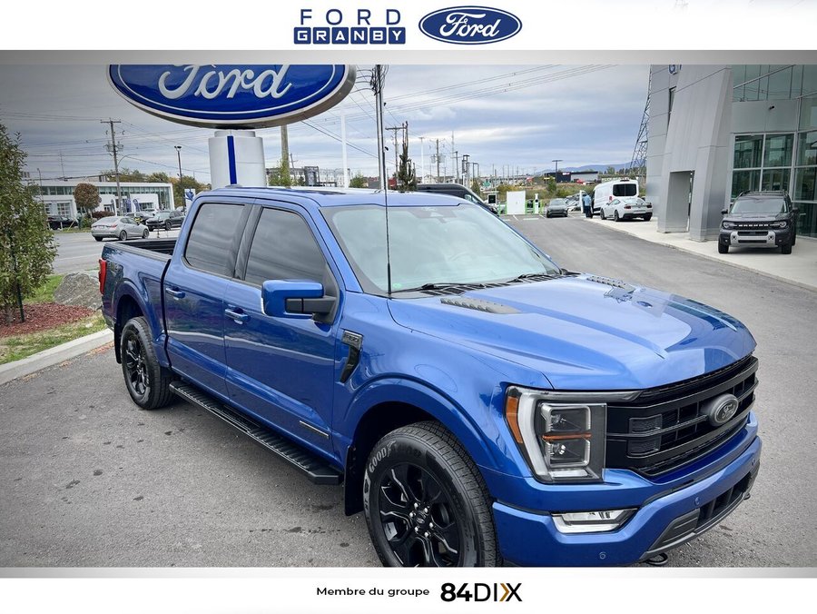 2022 Ford F-150 LARIAT cabine SuperCrew 4RM caisse de 5,5 pi Blue